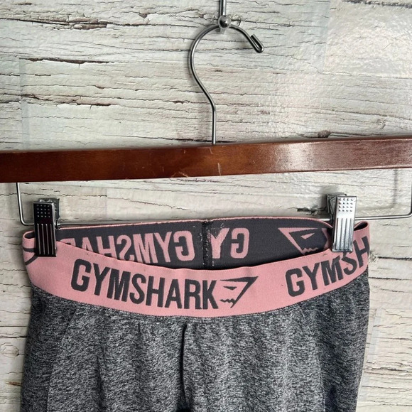 Gymshark gray pink athletic work out leggings size small - Picture 4 of 7